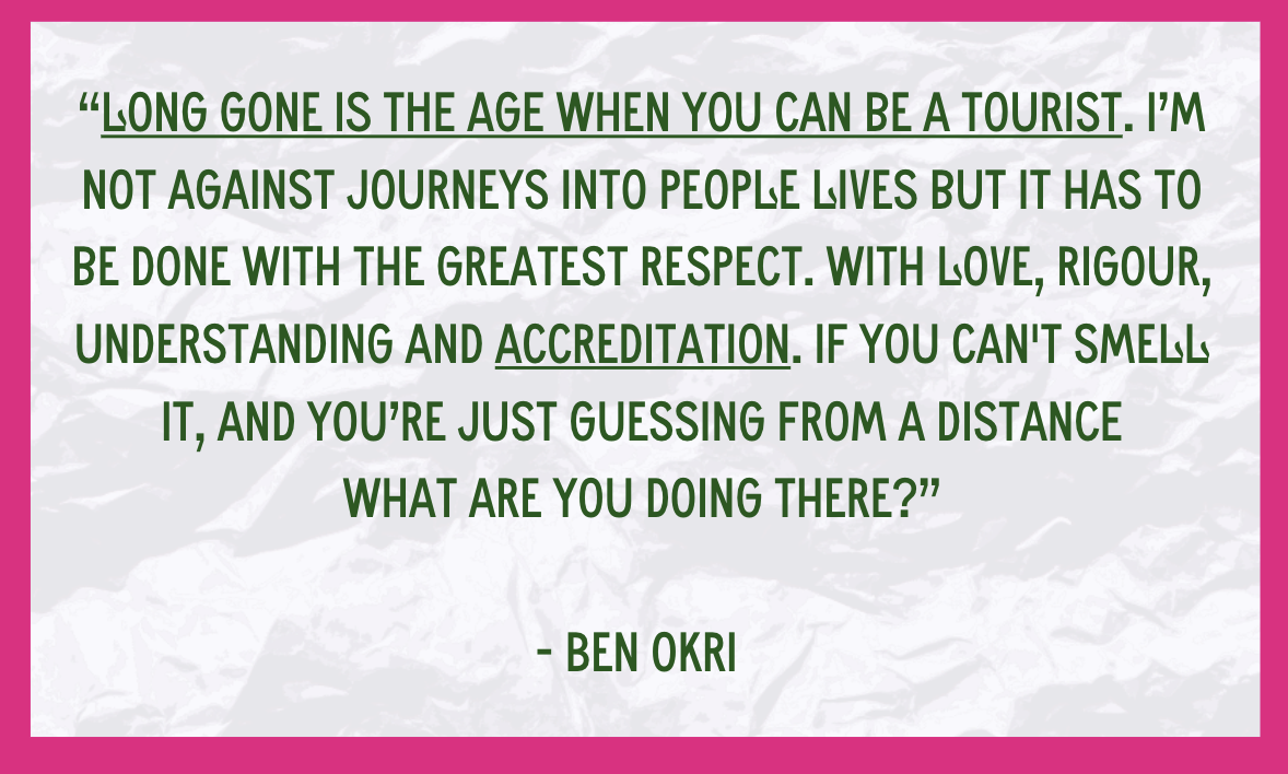 Quote from Ben Okri