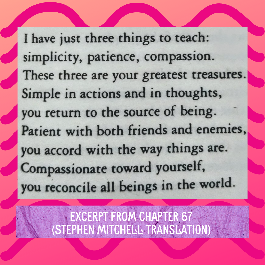 Quote from Tao Te Ching by Lao Tzu.
